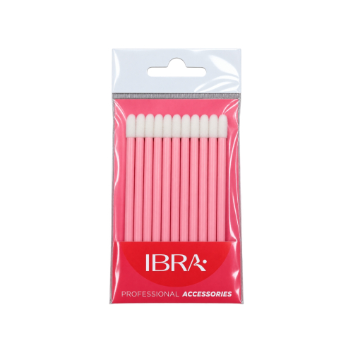 Ibra -  Disposable Lip gloss Applicator Wand - 12 pcs
