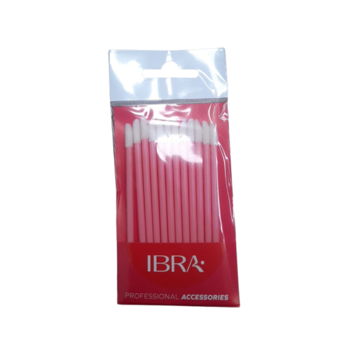 Ibra -  Disposable Lip gloss Applicator Wand - 12 pcs