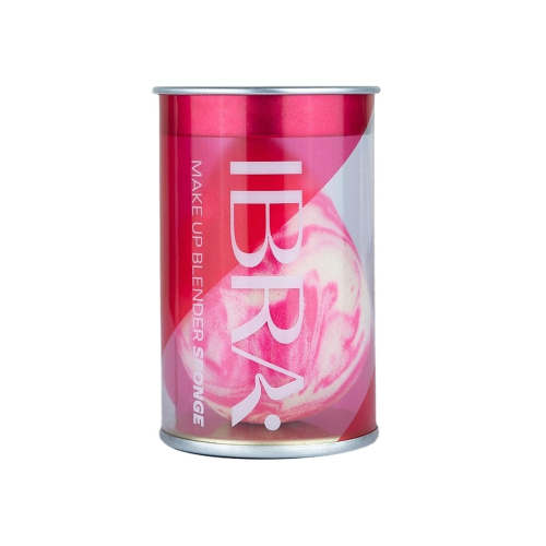 Ibra - esponja de maquiagem - rosa marmoreado