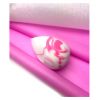 Ibra - esponja de maquiagem - rosa marmoreado