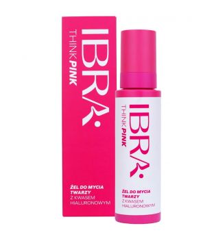 Ibra - *Think Pink* - Gel de limpeza facial com ácido hialurônico