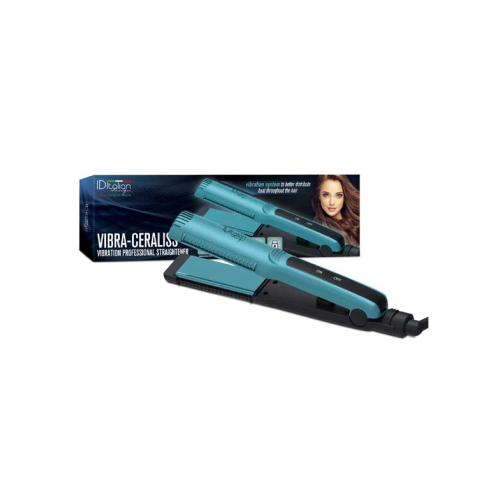 ID Italian Design - chapinha de cerâmica profissional Vibration Hair Straightener