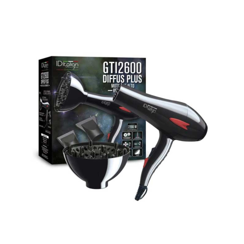 ID Italian Design - Secador de Cabelo com Difusor GTI2600 Plus