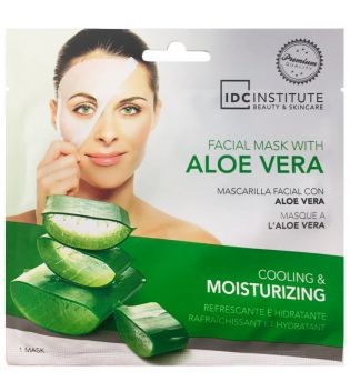 IDC Institute - Máscara com Aloe Vera - refrescante e hidratante