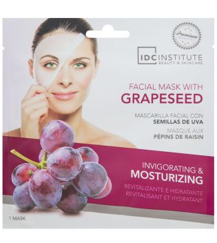 IDC Institute - Máscara com sementes de uva - Revitalizante e hidratante