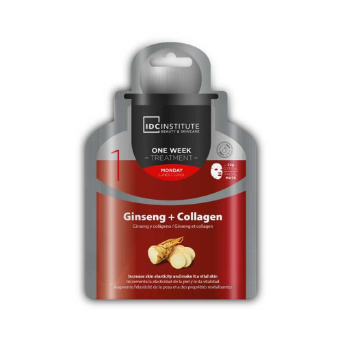 IDC Institute - Máscara facial com Ginseng e colágeno