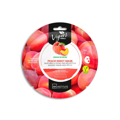 IDC Institute - Máscara facial Vegan Formula 23g - Pêssego