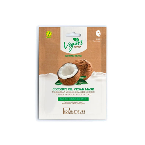 IDC Institute - Máscara facial Vegan Formula 25g  - Óleo de coco