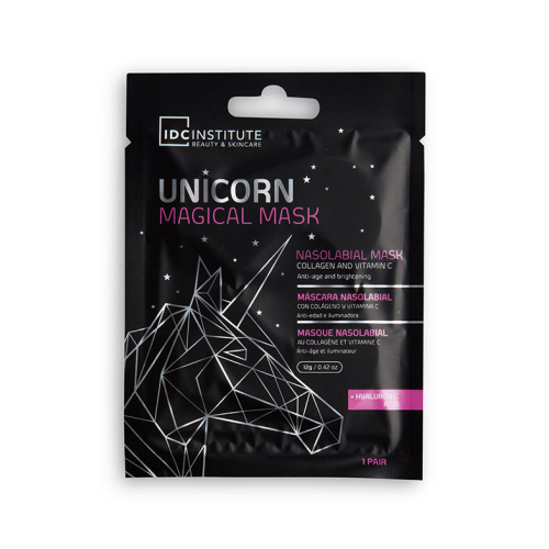 IDC Institute - Máscara Nasolabial de Colágeno e Vitamina C Unicorn Magical Mask