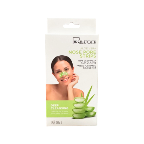 IDC Institute - Tiras de limpeza de poros Vegan Formula - Aloe vera