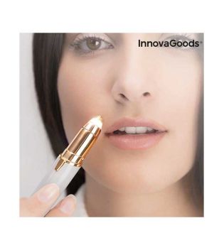 InnovaGoods - Depilador facial de precisão No-Pain Precision Hair Trimmer
