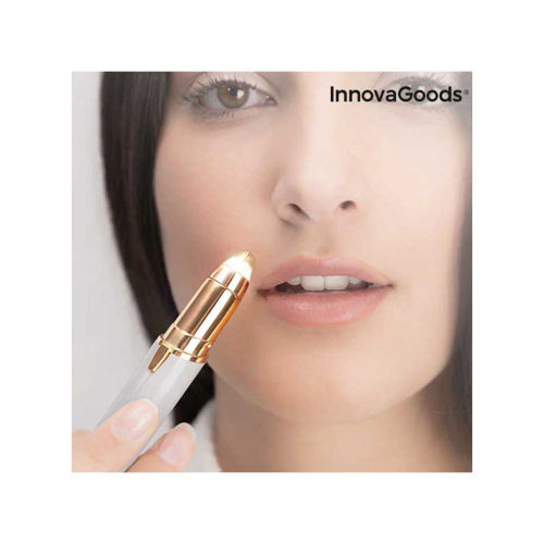 InnovaGoods - Depilador facial de precisão No-Pain Precision Hair Trimmer