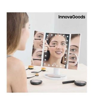 InnovaGoods - Espelho LED de ampliação 4 em 1