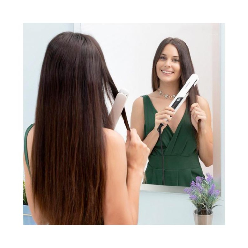 InnovaGoods - Stemio Steam Ceramic Hair Straightener