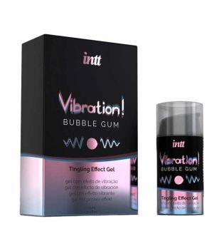 Intt - Gel excitante com efeito vibratório - Bubble Gum