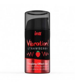 Intt - Gel Excitante com Efeito Vibratório - Strawberry