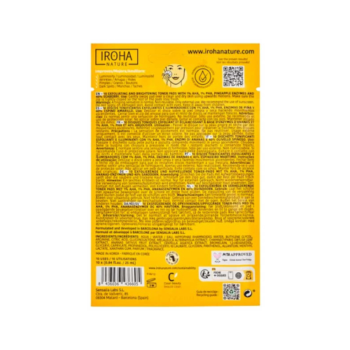 Iroha Nature - Discos Tonificantes - Esfoliante e Iluminador