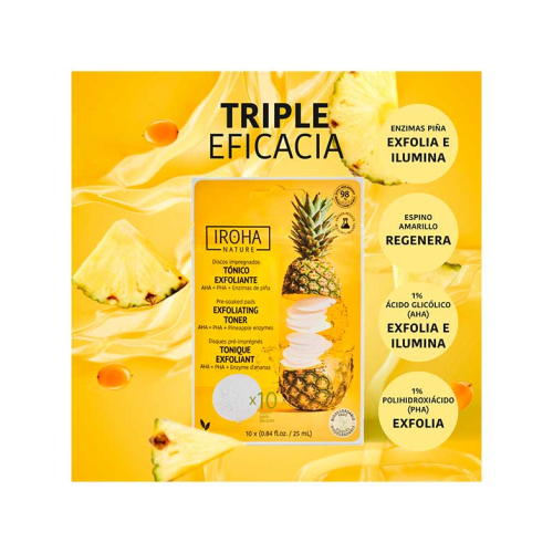 Iroha Nature - Discos Tonificantes - Esfoliante e Iluminador