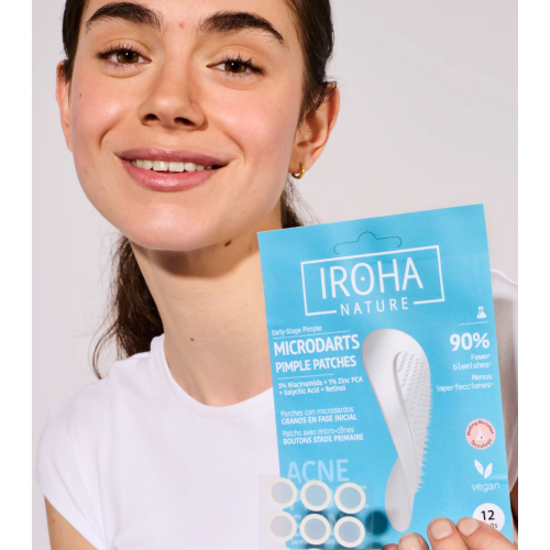 Iroha Nature - *Acne Prone Skin* - Adesivos de ácido salicílico para espinhas Microdarts