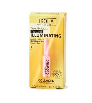Iroha Nature - Ampola de flash iluminante com colágeno e ácido hialurônico