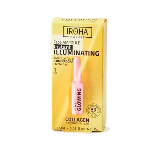 Iroha Nature - Ampola de flash iluminante com colágeno e ácido hialurônico