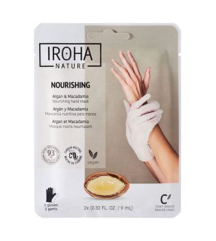 Iroha Nature - Luvas Máscara Nutritiva para mãos - Argan