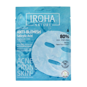 Iroha Nature - Máscara facial anti-manchas com ácido salicílico, niacinamida, CICA e probióticos