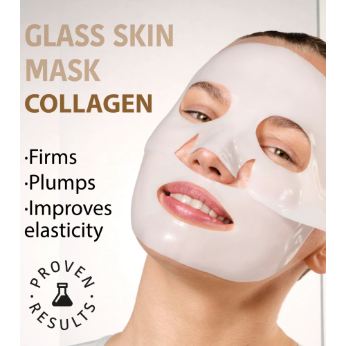 Iroha Nature - Máscara facial antienvelhecimento com colágeno Glass Skin