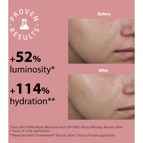 Iroha Nature - Máscara facial com PDRN Glow Glass Skin