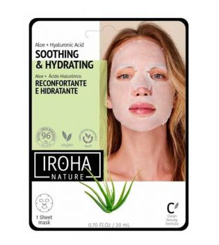 Iroha Nature - Máscara facial de Papel Hidratante - Aloe Vera