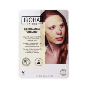 Iroha Nature - Máscara Facial Iluminadora e Hidratante - Vitamina C + Ácido Hialurônico