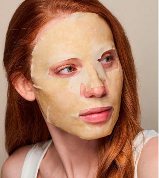 Iroha Nature - Máscara Facial Iluminadora e Hidratante - Vitamina C + Ácido Hialurônico