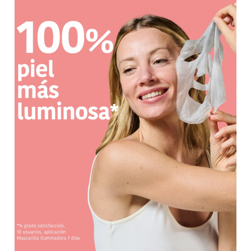 Iroha Nature - Máscara Facial Iluminadora e Hidratante - Vitamina C + Ácido Hialurônico