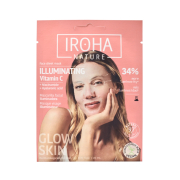 Iroha Nature - Máscara Facial Iluminadora e Hidratante - Vitamina C + Ácido Hialurônico