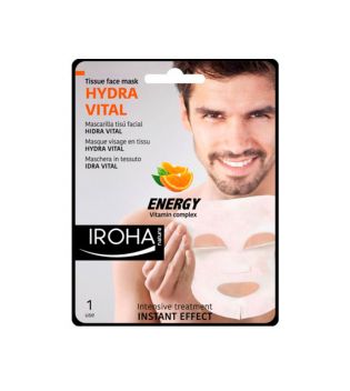 Iroha Nature - Máscara Facial Hydra Vital Masculina - Complexo Vitamínico