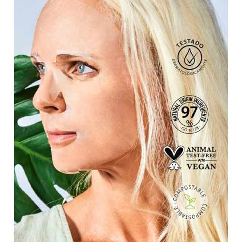 Iroha Nature - Máscara facial de tecido antienvelhecimento global - Rosa Mosqueta