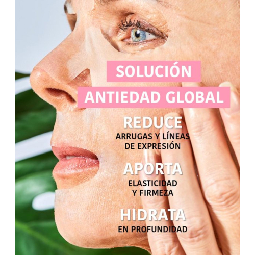 Iroha Nature - Máscara facial de tecido antienvelhecimento global - Rosa Mosqueta