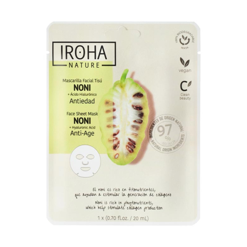 Iroha Nature - Máscara Facial Anti-Aging Tissue - Noni