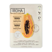 Iroha Nature - Máscara facial de tecido peeling AHA - Mamão