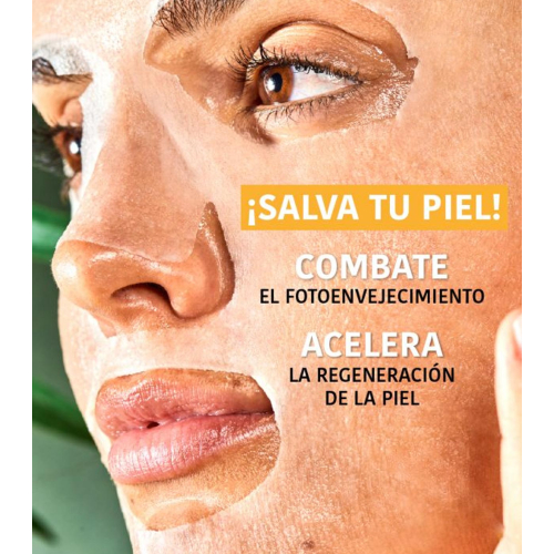 Iroha Nature - Máscara facial de tecido peeling AHA - Mamão