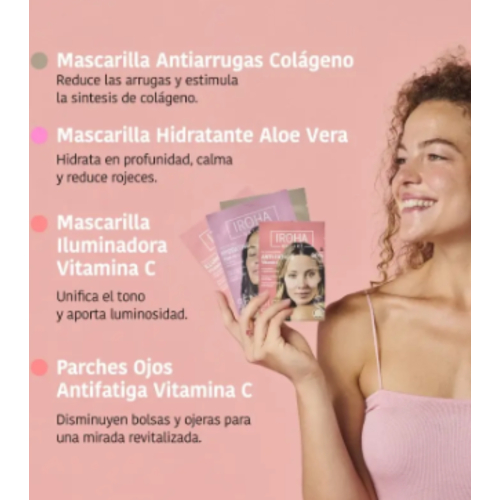 Iroha Nature - Bolsa de higiene pessoal Travel Kit