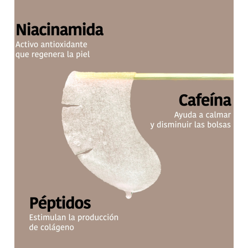Iroha Nature - Remendos antirrugas, anti-inchaço e clareadores Global Eye Care - Niacinamida, Cafeína e Peptídeos