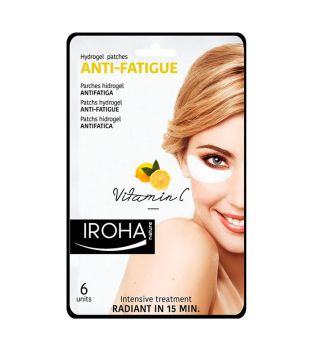 Iroha Nature - Patches para olhos anti-fadiga de hidrogel - Vitamina C