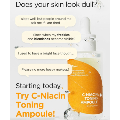 ISNtree - *C-Niacin* - Sérum hidratante e reparador Toning Ampoule