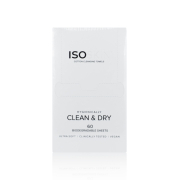 ISOCLEAN - Toalhetes descartáveis de algodão - 60 uds