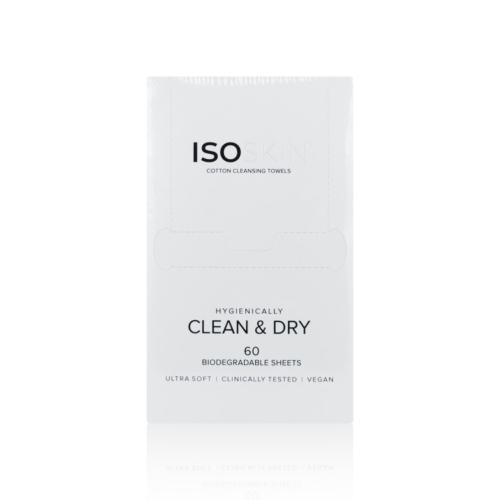 ISOCLEAN - Toalhetes descartáveis de algodão - 60 uds