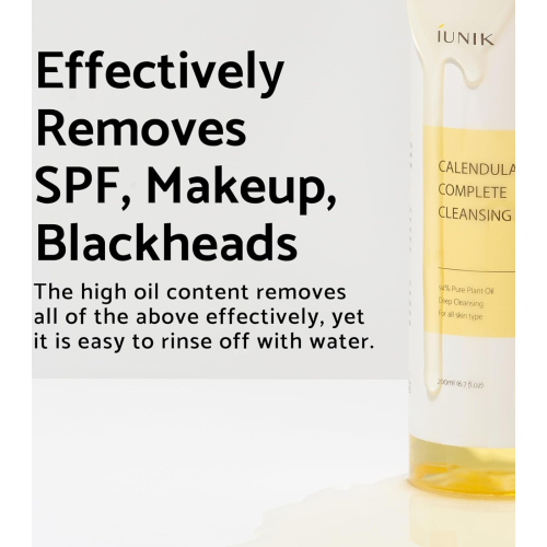 iUNIK - Óleo de limpeza completo de calêndula