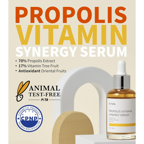 iUNIK - Sérum Facial Propolis Vitamin Synergy - Pele Seca