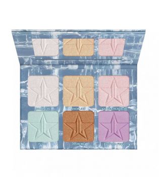 Jeffree Star Cosmetics - Paleta de iluminadores e sombras Skin Frost Pro - Ice Crusher