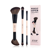 Jessup Beauty - *Collection VI* - Conjunto de 3 pincéis - Peach Dust